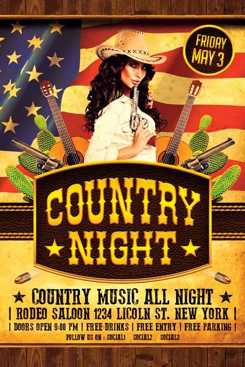 Country Flyer Template
