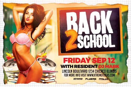 Back to School Flyer Template