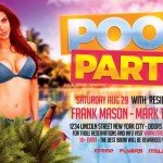 Horizontal Pool Party Flyer Template
