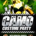 Camo Party Flyer Template