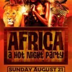 African Party Flyer Template