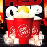 Red Cup Party Flyer Template PSD