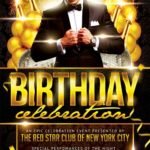 Elegant Birthday Party Flyer Template