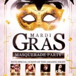 Carnival Masquerade Party Flyer Template PSD