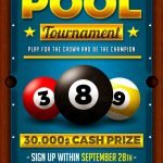 Pool Billiard Flyer Template