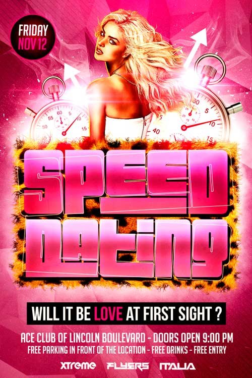 Speed Dating Flyer Template