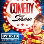 Stand Up Comedy Flyer Template