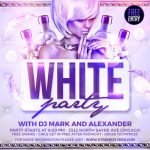 White Party Flyer Template