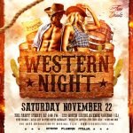 Western Square Flyer Template