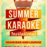 Summer Karaoke Flyer Template