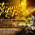 Jungle Party Horizontal Flyer Template